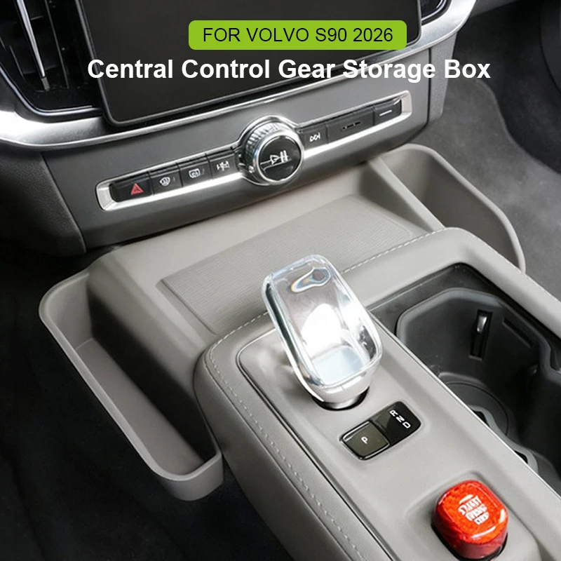 For Volvo XC90 S90 XC60 2026 car central control gear storage box storage and interior decoration