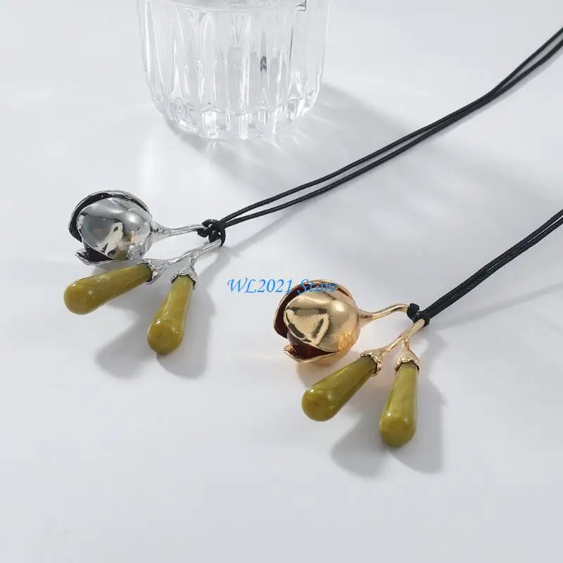

G5GC Fashion Pendant Necklace with Adjustable Lanyard Pendant Necklace for Daily