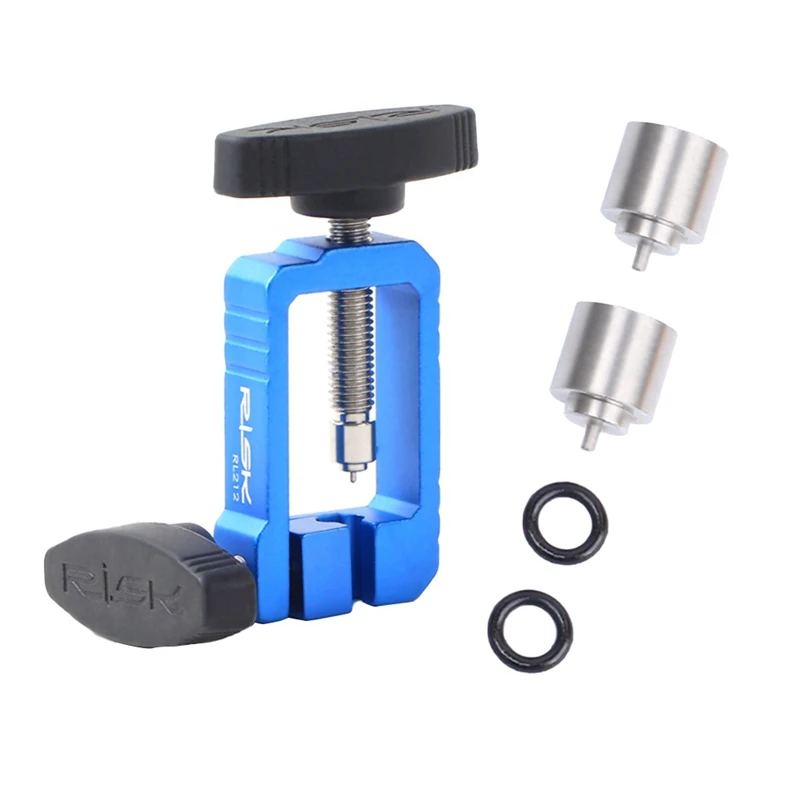 RISK Oil Needle Installation Tool 2 In 1 Blue Replacement Accessories For Bicycle Hydraulic Disc Brake BH59 BH90 MTB