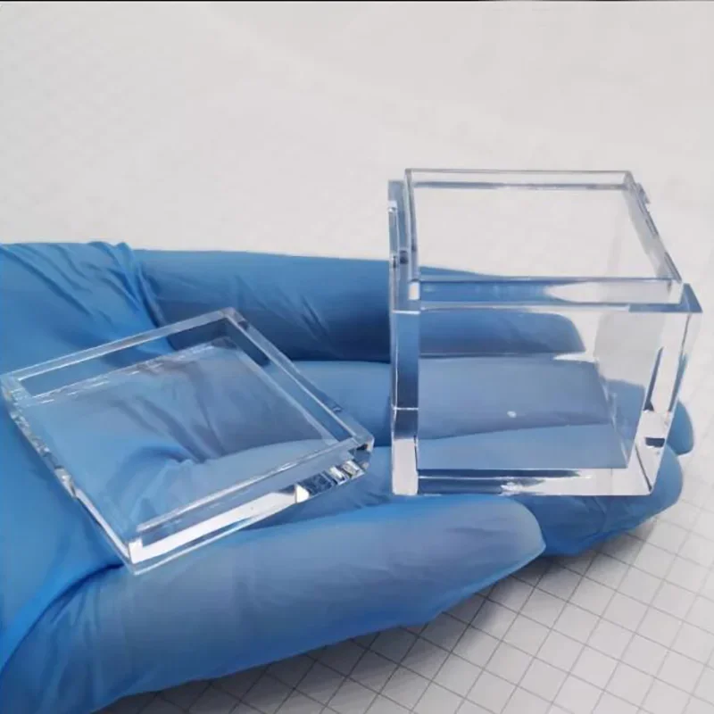 Clear Transparent Acrylic Display Box Case For Metal Element Cubes Periodic Table Collection 10mm 25.4mm 1 Inch