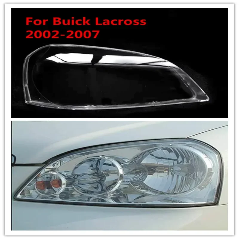 

HTTCY For Buick Lacross 2002 2003 2004 2005 2006 2007 Headlight Cover Lampshade Case Headlamp Shell Replace Original Lens