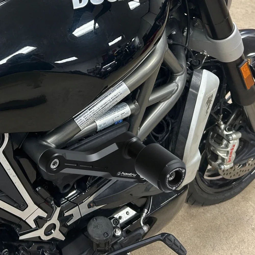

Suitable for Ducati diameter 1260/S frame 2019 motorcycle body bracket anti-collision floor slider protective cover