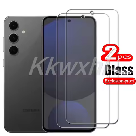 2PCS FOR Samsung Galaxy S23 FE Tempered Glass Cover ON GalaxyS23FE S23FE S22 S24 S20 S21 S25 Screen Protector Transparent Film