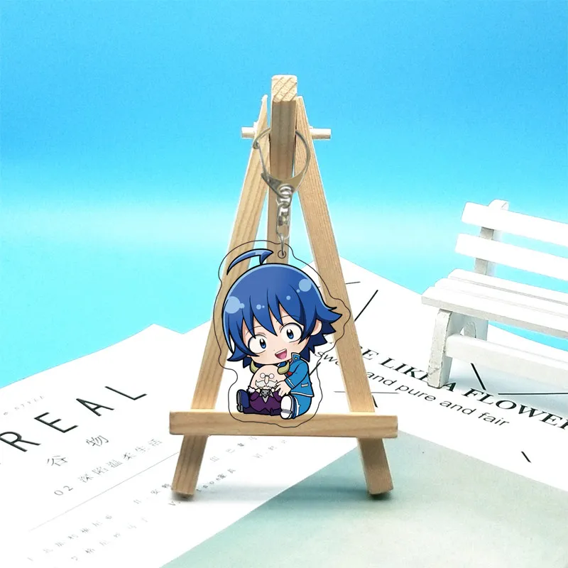 55MM Anime Welcome to Demon School! Iruma-kun‌ Figure Suzuki Iruma Valac Clara Asmodeus Alice Acrylic Keychain Cute Gifts