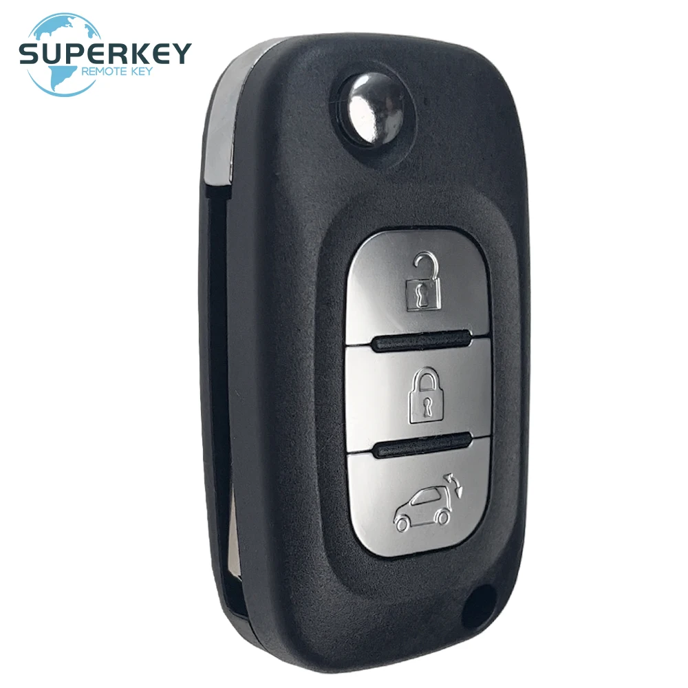 Flip Folding Car Key Shell Case, Fit para Mercedes Benz, Smart Fortwo, 453, Forfour, 2015, 2016, 2017, CWTWB1G767, TWB1G767