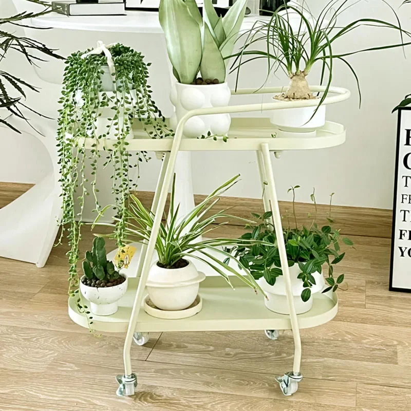 Interior Plants Furniture Garden Outdoor Plant Supports Multifunctional Shelves Tall Shelf Decoration Wooden Lounge Mid-century