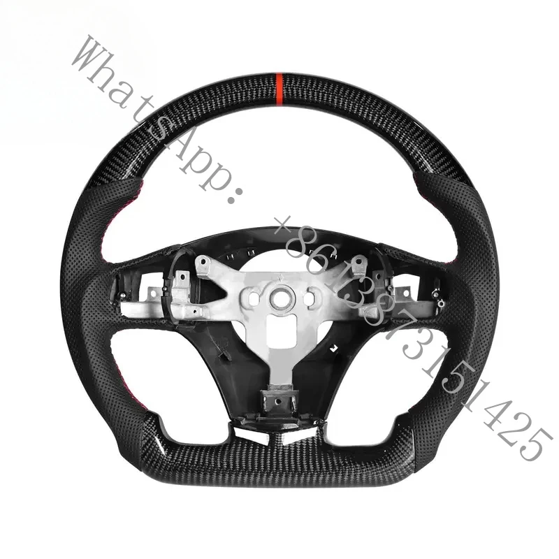 

ForCarbon Fiber Steering Wheel C6 2012-2013 Z06 ZR1 with Paddle Shifter Holes