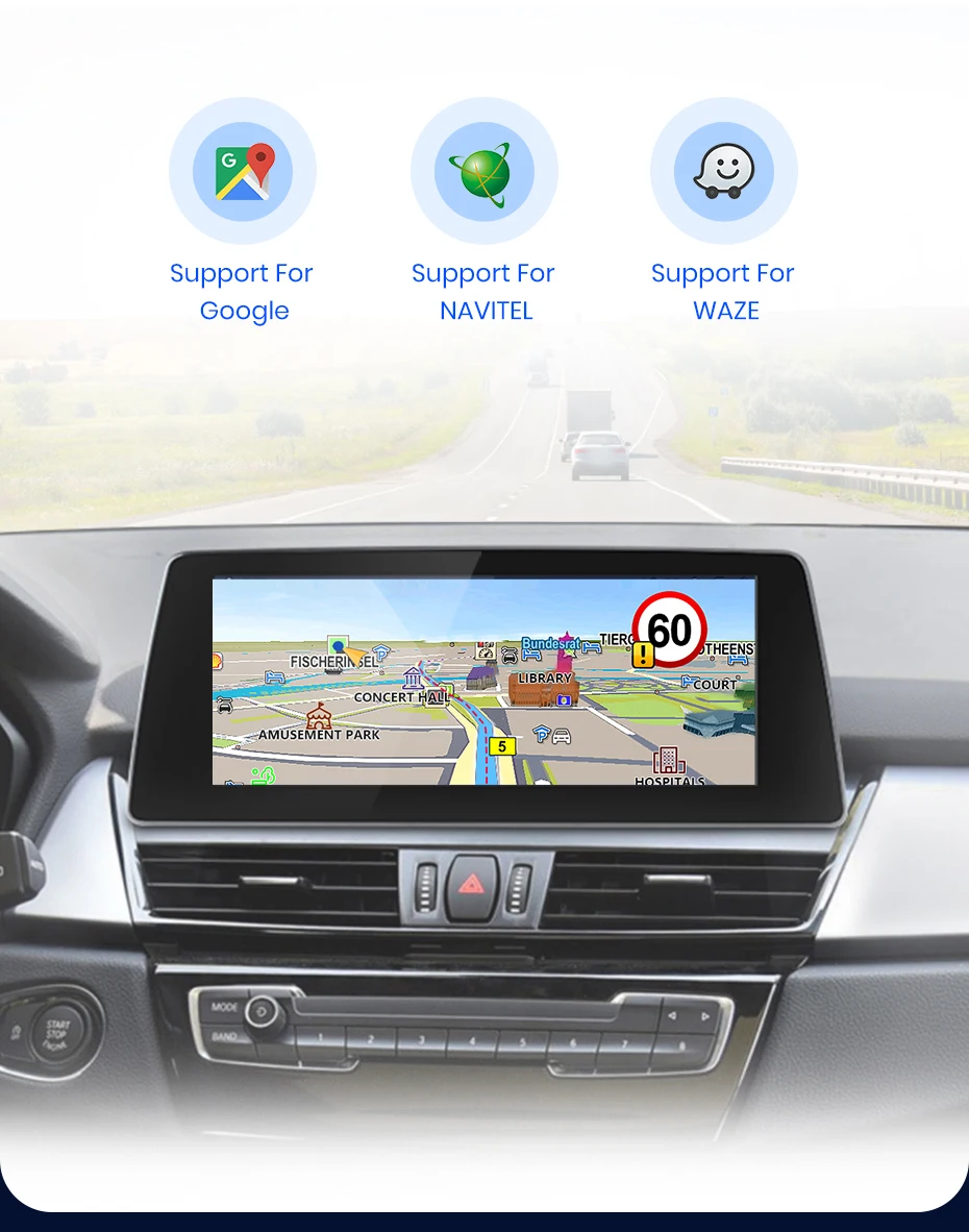 Junsun 8,8 zoll carplay für apple autoradio multimedia für bmw f45 f46 f87 2012-2018 nbt evo wireless android auto gps stereo – Detail 16