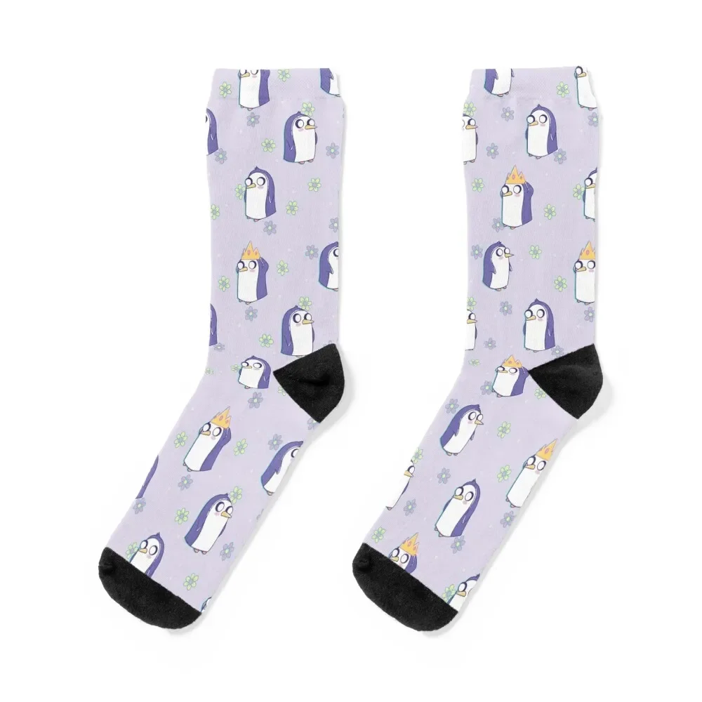

Gunter (Adventure Time) Socks new year Antiskid soccer Novelties hip hop Socks Ladies Men's