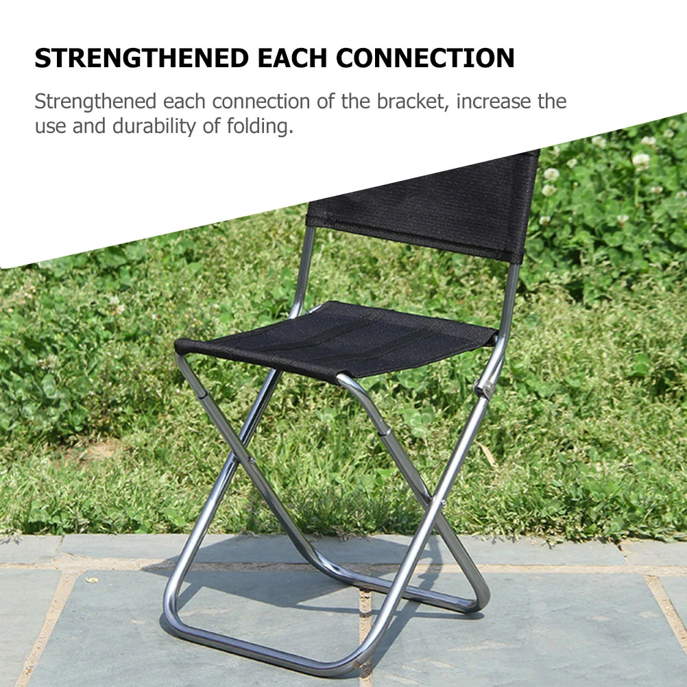 Folding Chair Foldable Alloy Camping Stool Beach Chairs Fishing Aluminum Oxford Cloth Travel Portable outside