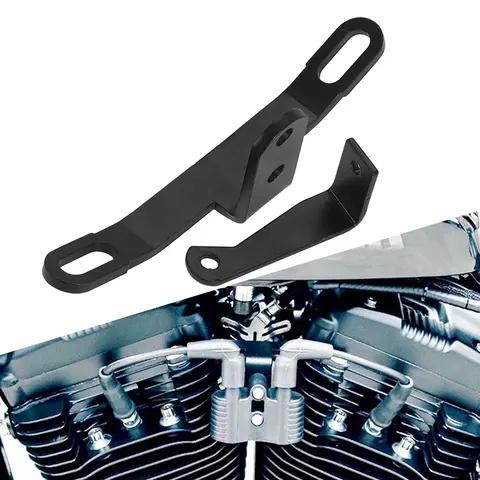 Harley Sportster Iron 883 1200 XL Super Low Custom XL883L 2007-2022 용 오토바이 블랙 코일 및 점화 키 Rrlocation 키트