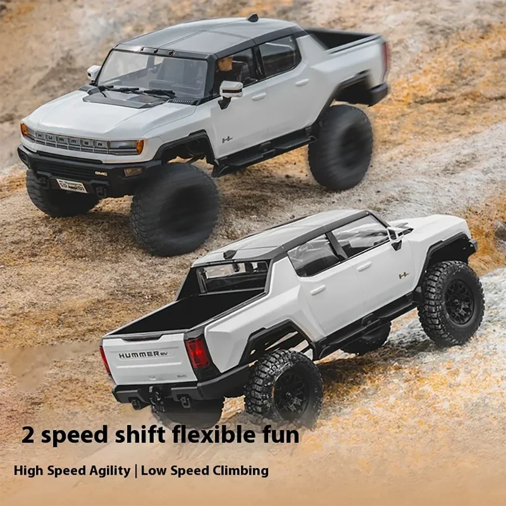 FMS FCX18 HUMMER EV 514up inoler 1/ RC Télécommande Modèle de Voiture RTR, Jouets pour Adultes et Enfants