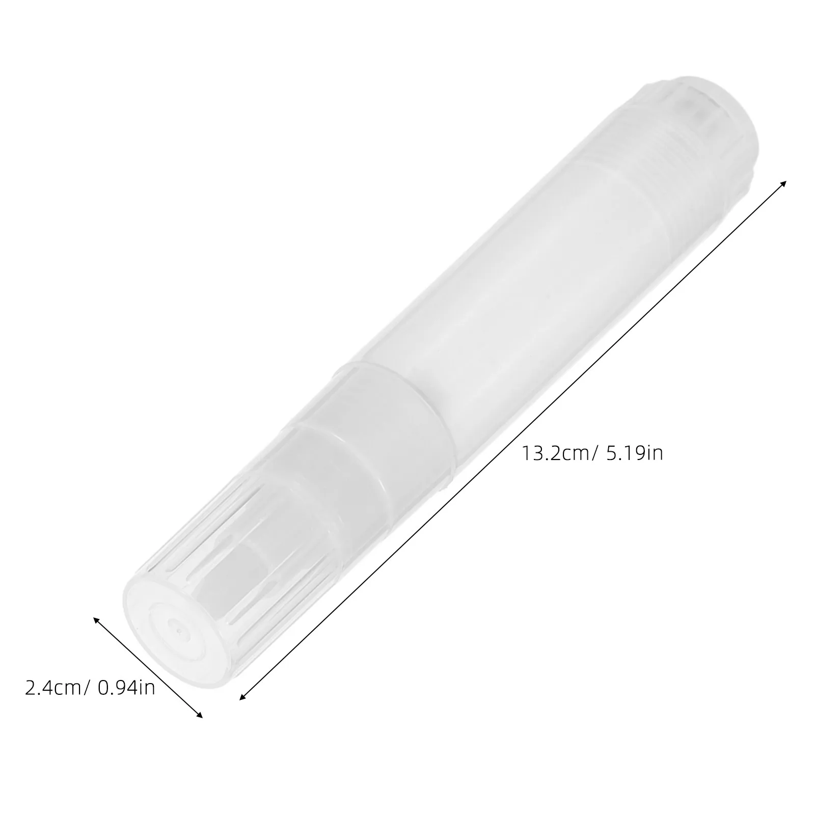 2Pcs Refillable Empty Paint Pens Fillable Acrylic Markers Precision Flat Tip for Metal Wood Plastic Outdoor Use Graffiti Craft