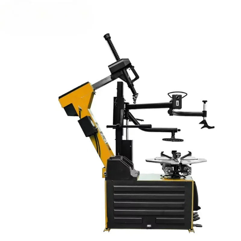 Portable Automatic Car Tyre Changer Machine Pneumatically Operated Tilting Column 110V/220V/380V Power Supply