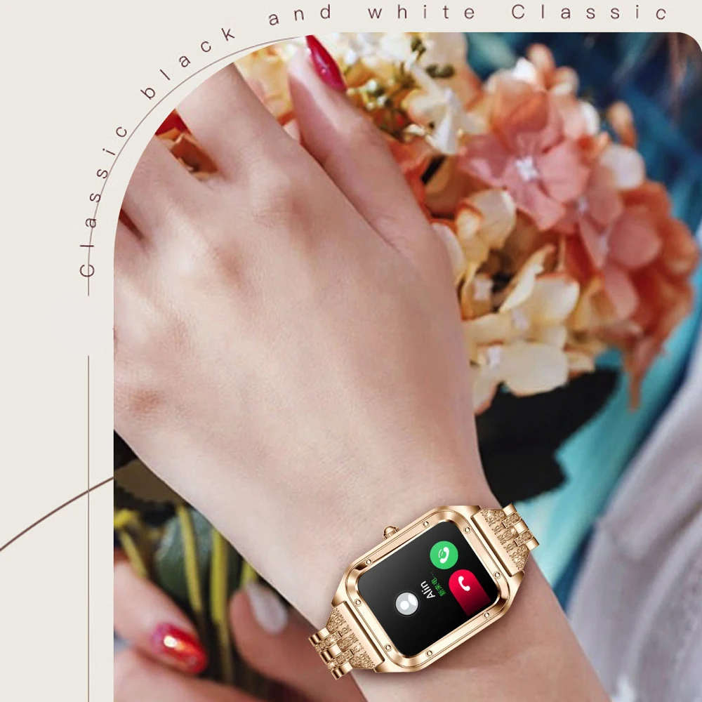 

Women Fashion Blue Tooth Call Smart Watch Heart Rate Blood Oxygen Sports Fitness Lady Watches Waterproof 2026 Girl Smartwatches