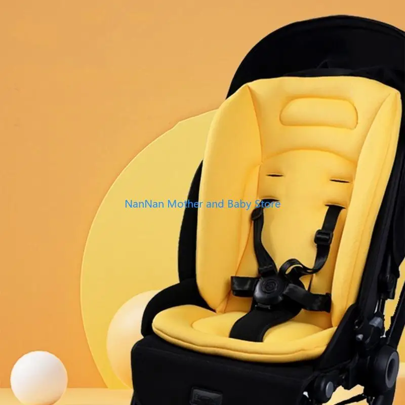 

Thickened 4-layer Baby Stroller Cushion Mat Warm and Comfortable Cover Pad with Slip Resistant Design Shower Gift