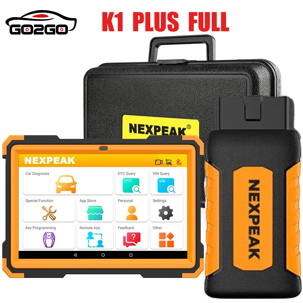 NEXPEAK K1 PLUS Car Diagnostic Tool OBD2 Scanner Code Reader Airbag ABS DPF Oil Reset OBD K1 PRO Upgraded Automotive Scanner