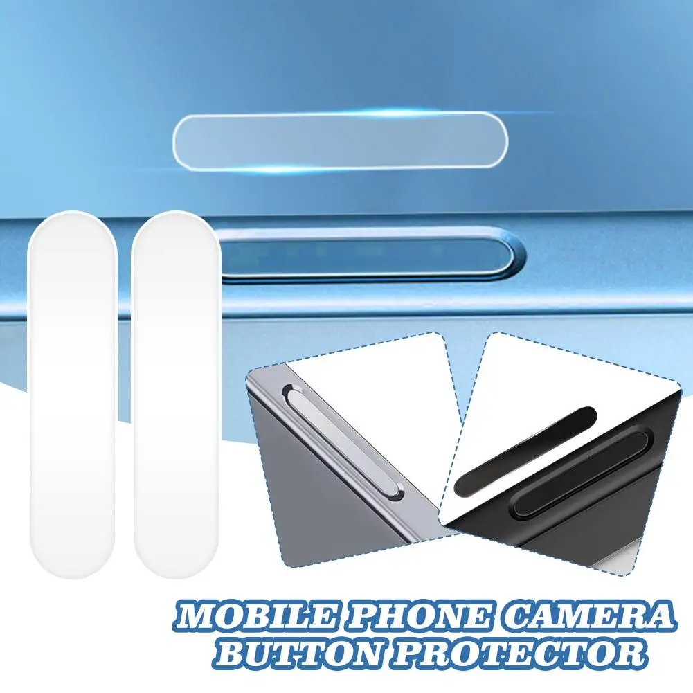 1/2pcs Transparent Side Tempered Glass Film For 16 Pro Max Camera Control Button Screen Protector Film Scratch-resis P4y3