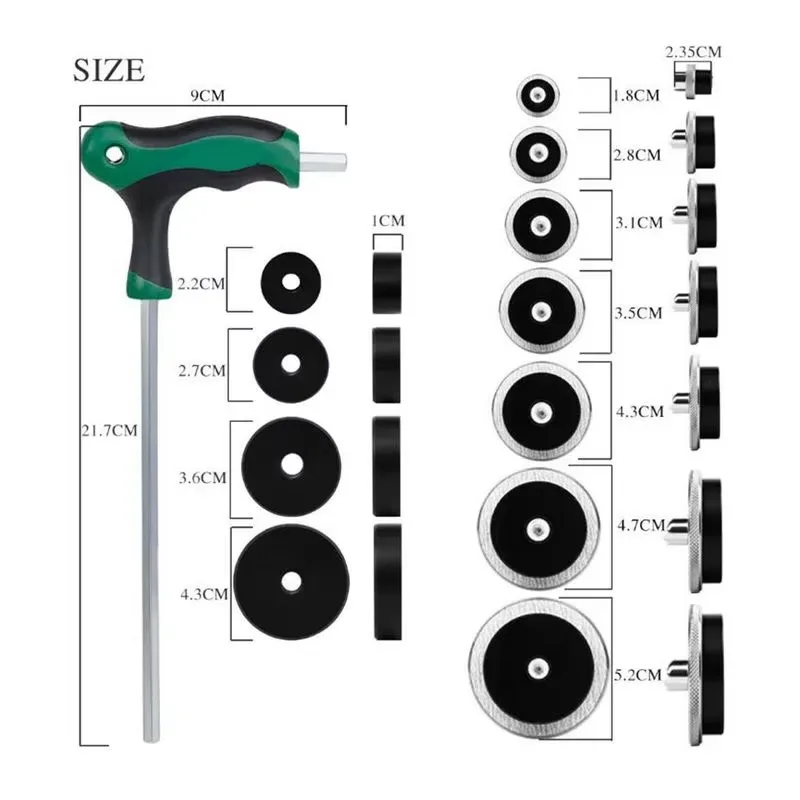 11Pcs Repair Tools Kit for Saxophone Flute Leveling Tone Hole Pad Cup Woodwind Instrument Maintenance Parts