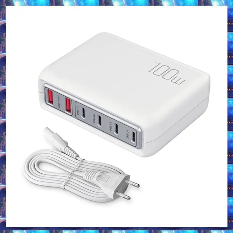 

2025 For 20W Fast Charge Cell Phone Charger Portable 100W Multi-Port Charger + US Plug White,For 20W Fast Charge Cel