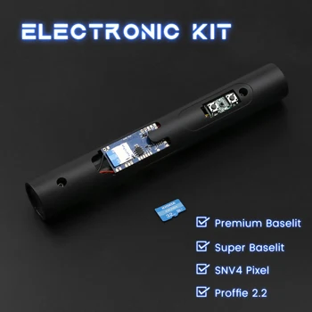 TXQSABER Soundfonts استبدال عدة إلكترونية RGB SNV3 SNV4 Proffie Soundboard Kits DIY بها بنفسك السلس سوينغ قفل الناسف فلاش على الصدام