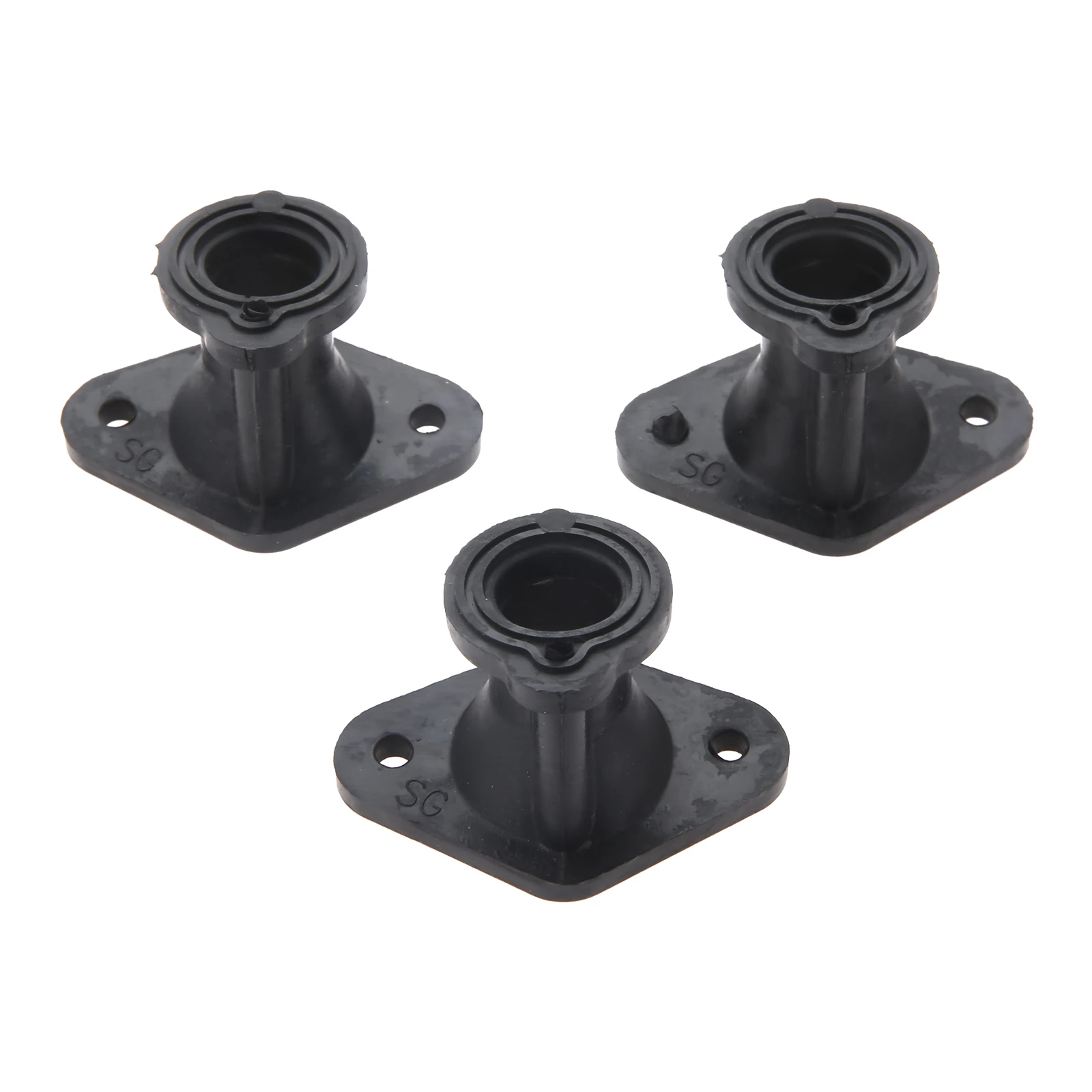 3 Pcs Chainsaw Intake Manifold Boot for Chainsaw 2500 25CC Chinese Chainsaws Zenoah Komatsu G2500 Gas Small Chainsaw Parts