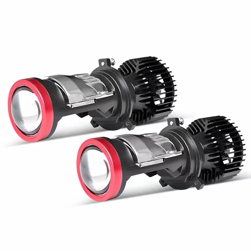 120W Auto Lamp Mini Lens LED H4 9003 HIB2 Bulbs Headlight Y7D Car Motorcycle Dual Projector  Lens LED Automotive Moto 12V 24V