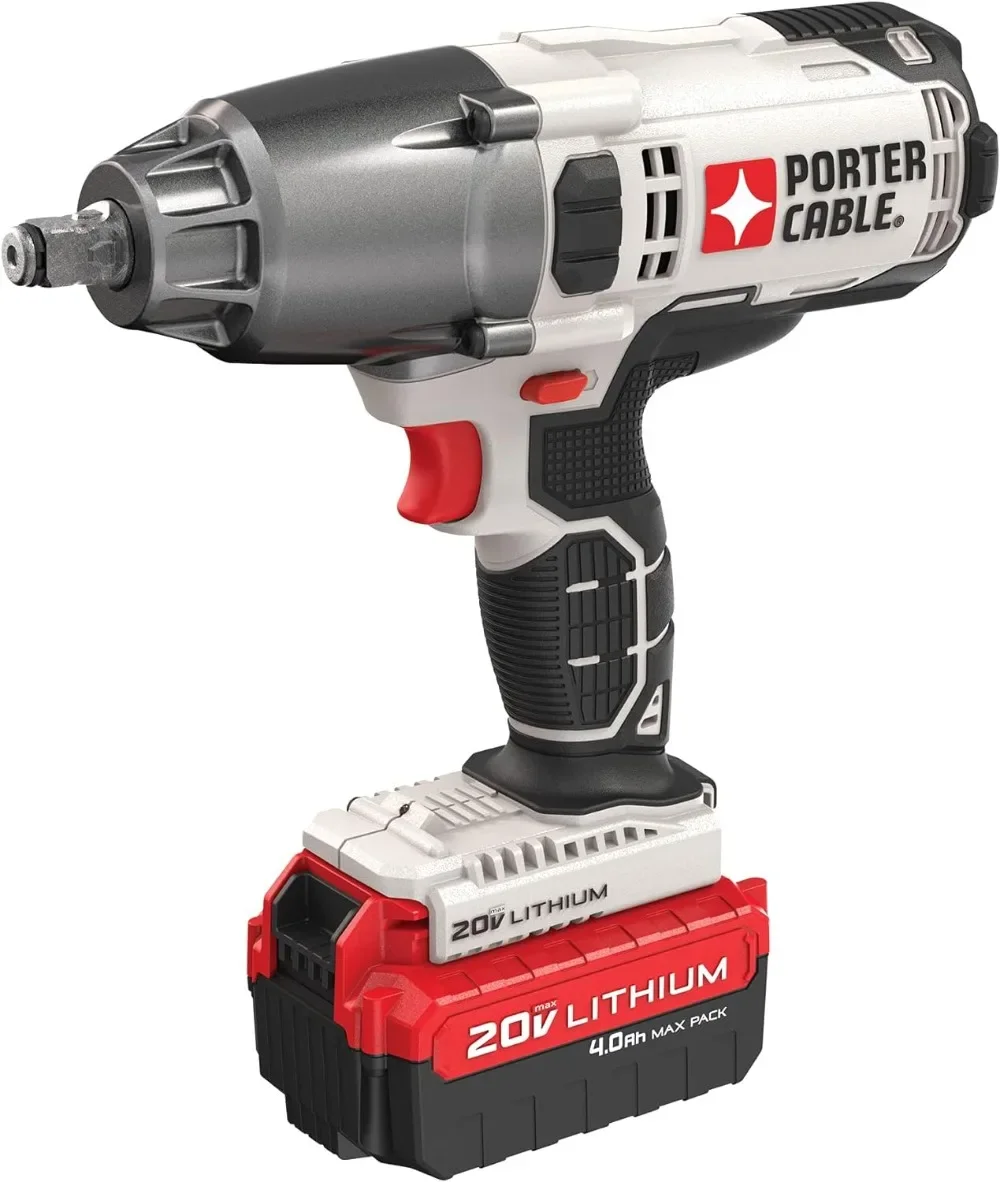 2024 NEW 20V MAX Impact Wrench, 1/2-Inch (PCC740LA),Maximum of 1,650 rpm's,Full variable speed trigger for precision control