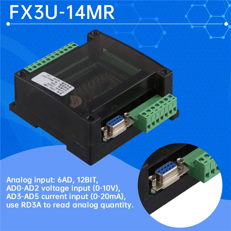 

ABDJ-Plc Industrial Control Board Programmable Controller Withanalog Micro Programmable Controller Programmable Controller FX3U-