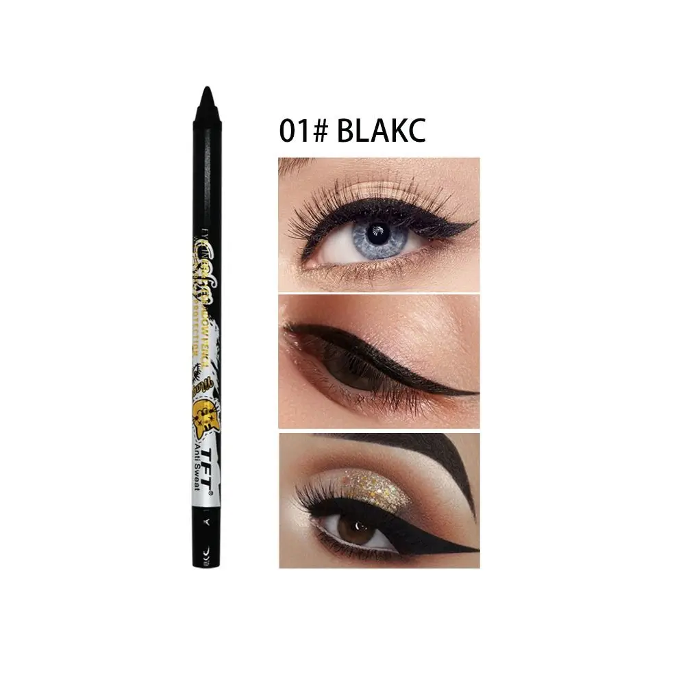 Fashion Waterproof Eyeliner Pencil Long-Lasting Not Blooming Eye Shadow Pen Colored Eyeliner Gel Pen