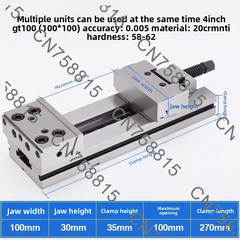 Fixture Table Vice，For High-precision Combined Flat Pliers Machining Center，GT853 Special 4-inch 5-inch 6-inch