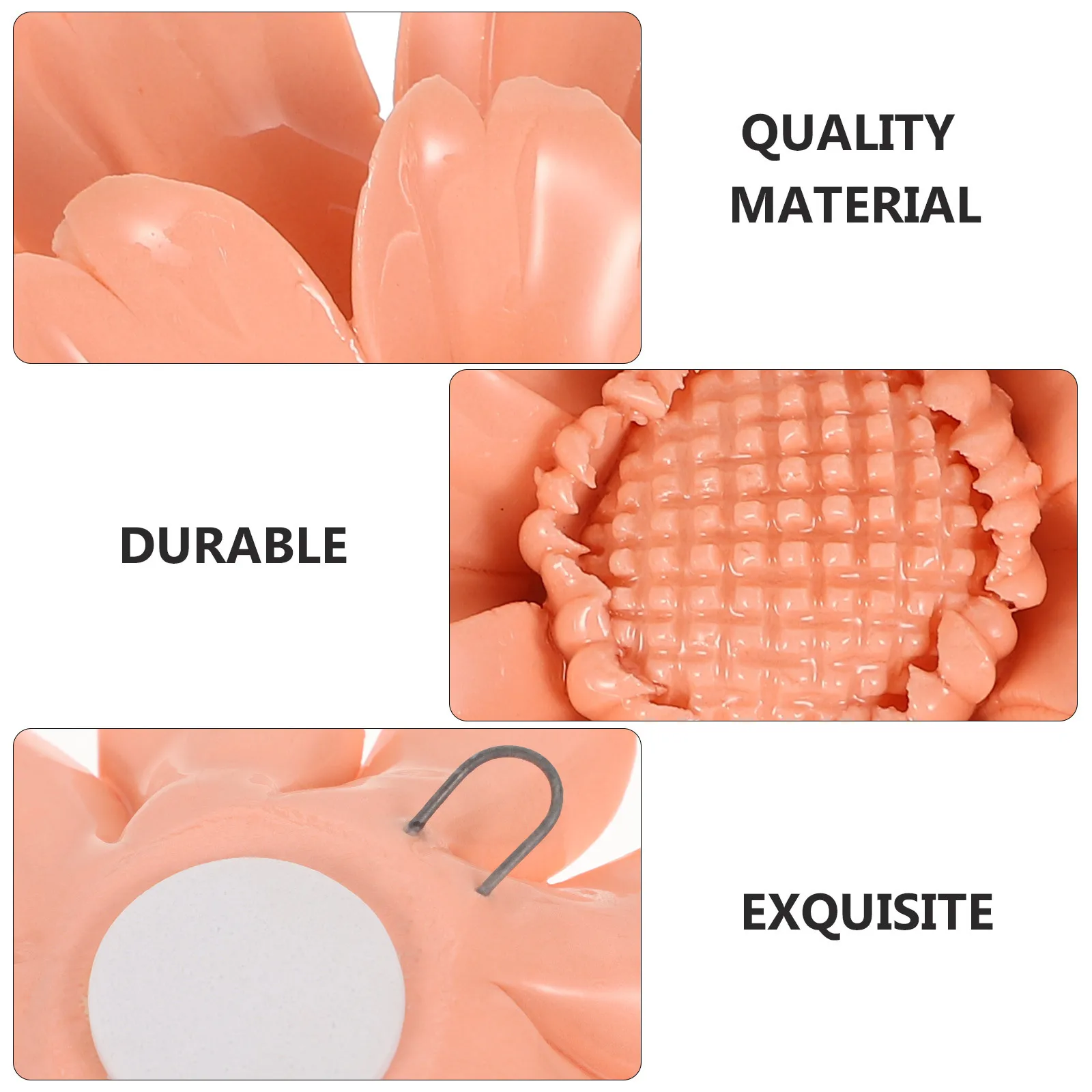 

Bright Ceramic Flower Wall Art Decor Nature Accessory Hanging Ornament Perfect Gift Family Friends