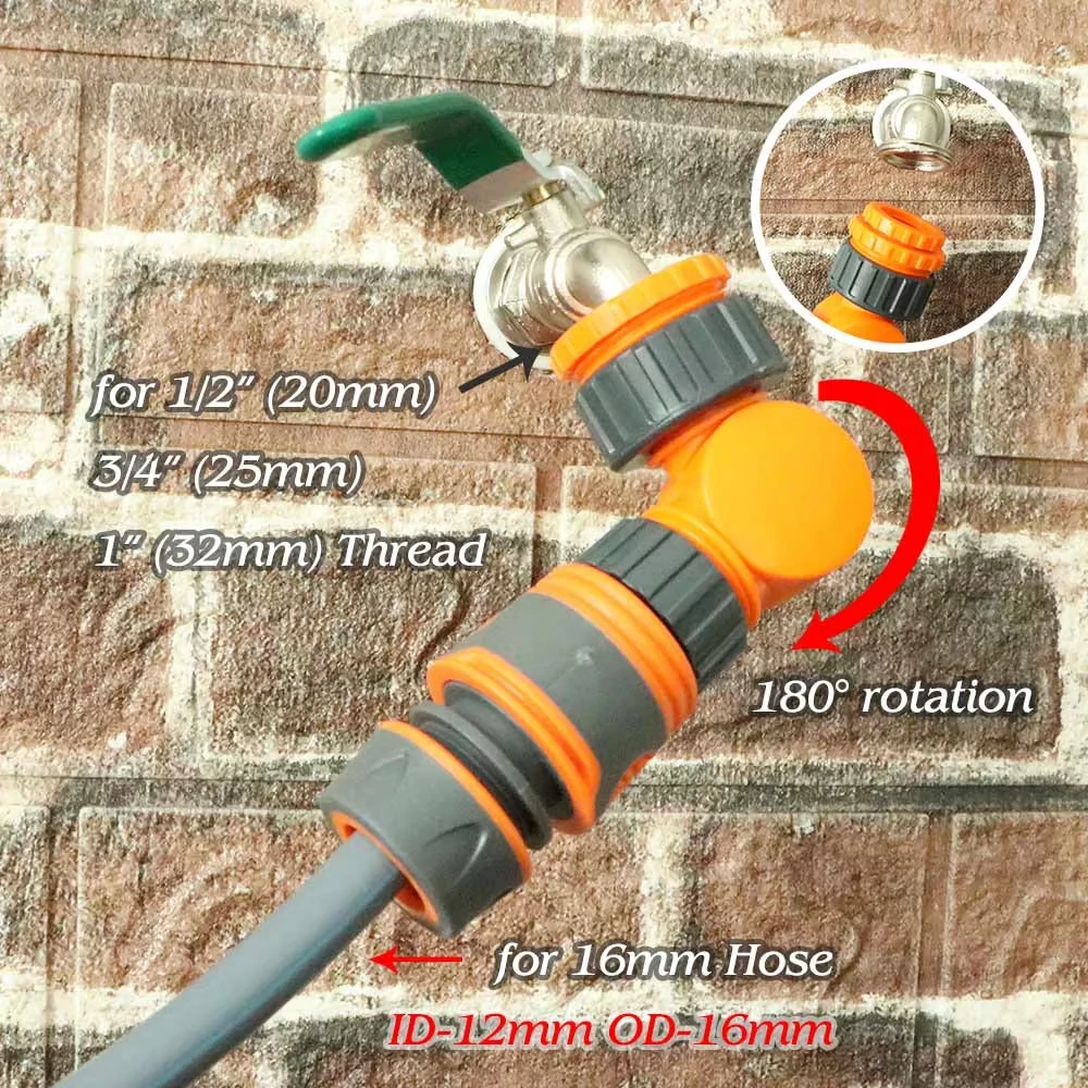 Faucet hose connector set 1/2 ''&3/4 ''