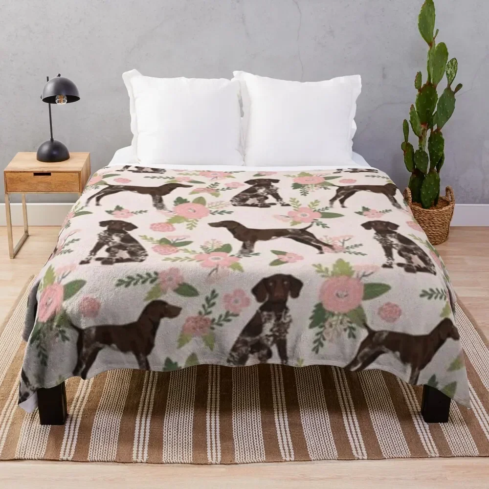 GERMAN SHORTHAIR Throw Blanket No Pilling Soft Warm Blanket for Bed