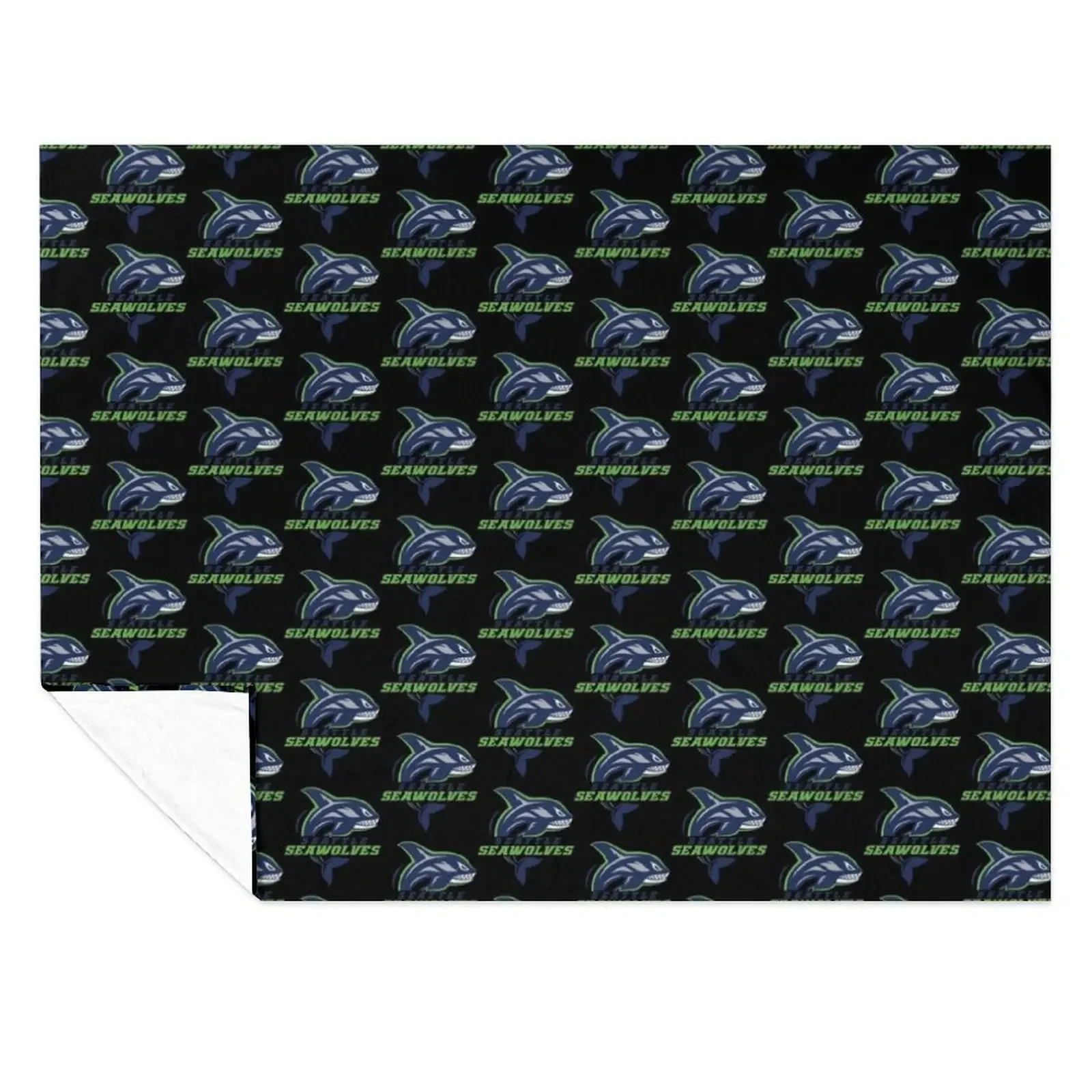 

Seattle Seawolves Rugby Throw Blanket Decoratives Cute Plaid for babies Beach Blankets