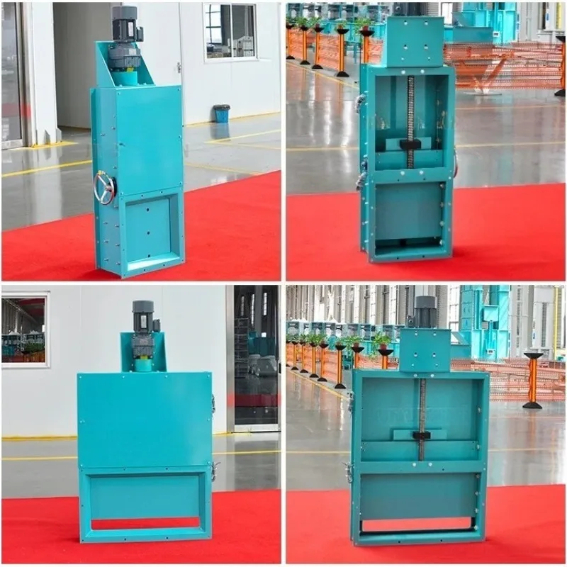 

High Precision Pneumatic Gate Valve Damper Electrical Gates for Grain Use Durable Pneumatic Parts for Industrial Applications