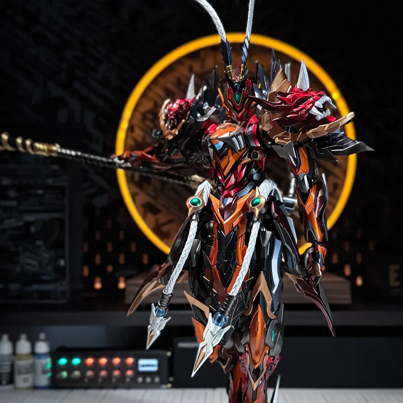 MOTOR NUCLEAR MNQ-XH08 Monkey King Sun WuKong Serie ABS Legering Skelet Action Figure Volledig Poseable Assembly Model Toy Boy Gift