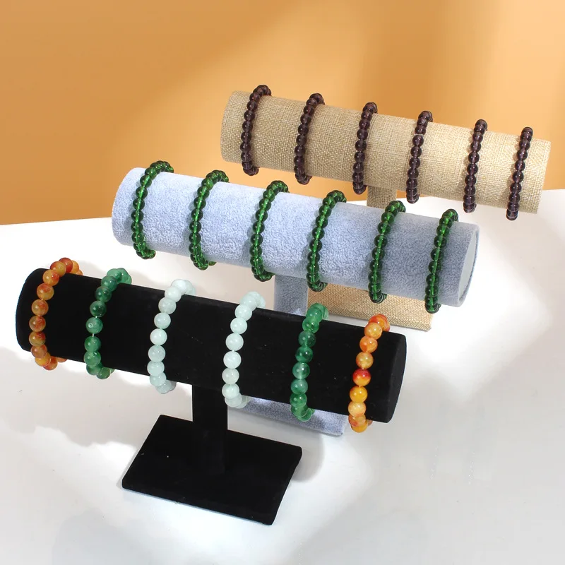 

T-shaped Single Layer Bangle Display Stand Bracelet Watch Bead Storage Jewelry Holder