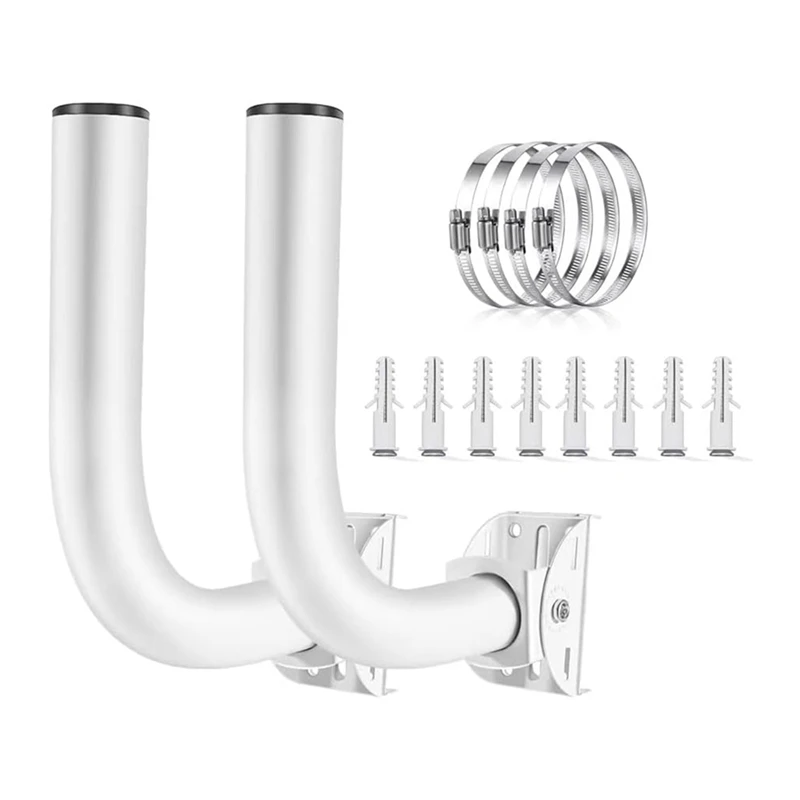 

BAAR-Adjustable Universal Wireless Bridge Bracket Mount Kit, For Outdoor Antenna Point To Point AP Access Point Client 2Pack