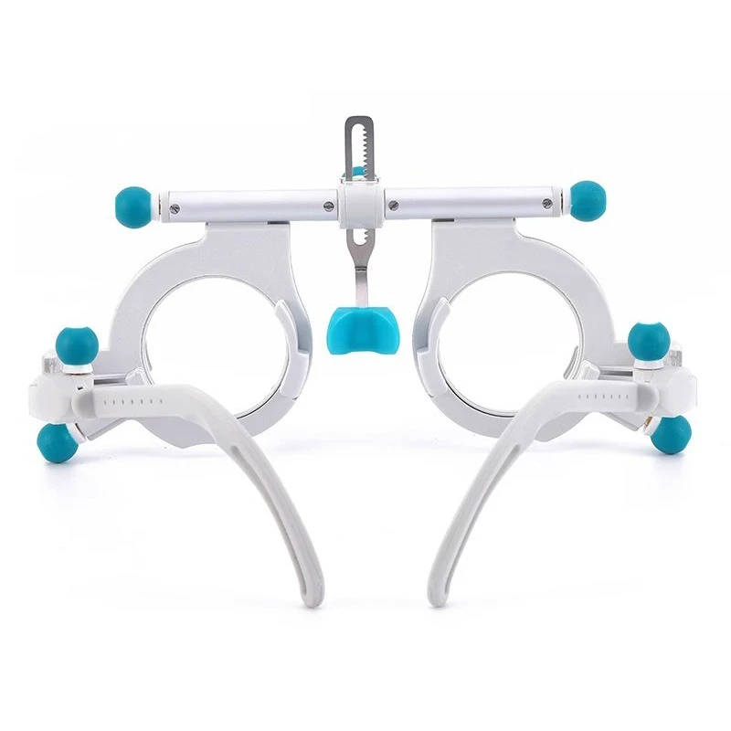 

Ophthalmic optometry try-on frame Ultra-light titanium alloy test frame Adjustable fixed pupil distance Multifunctional