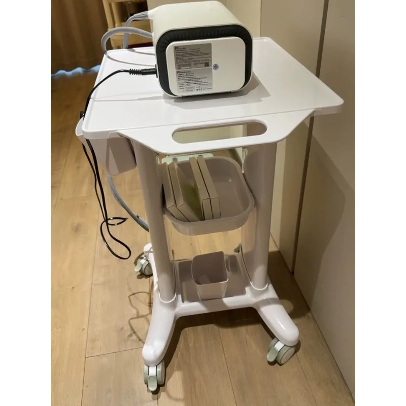 Beauty Salon Instrument Stoage Cart Rolling Trolley Multi-functional Storage Stand for Skin Care Machine Mobile Equipment Stand