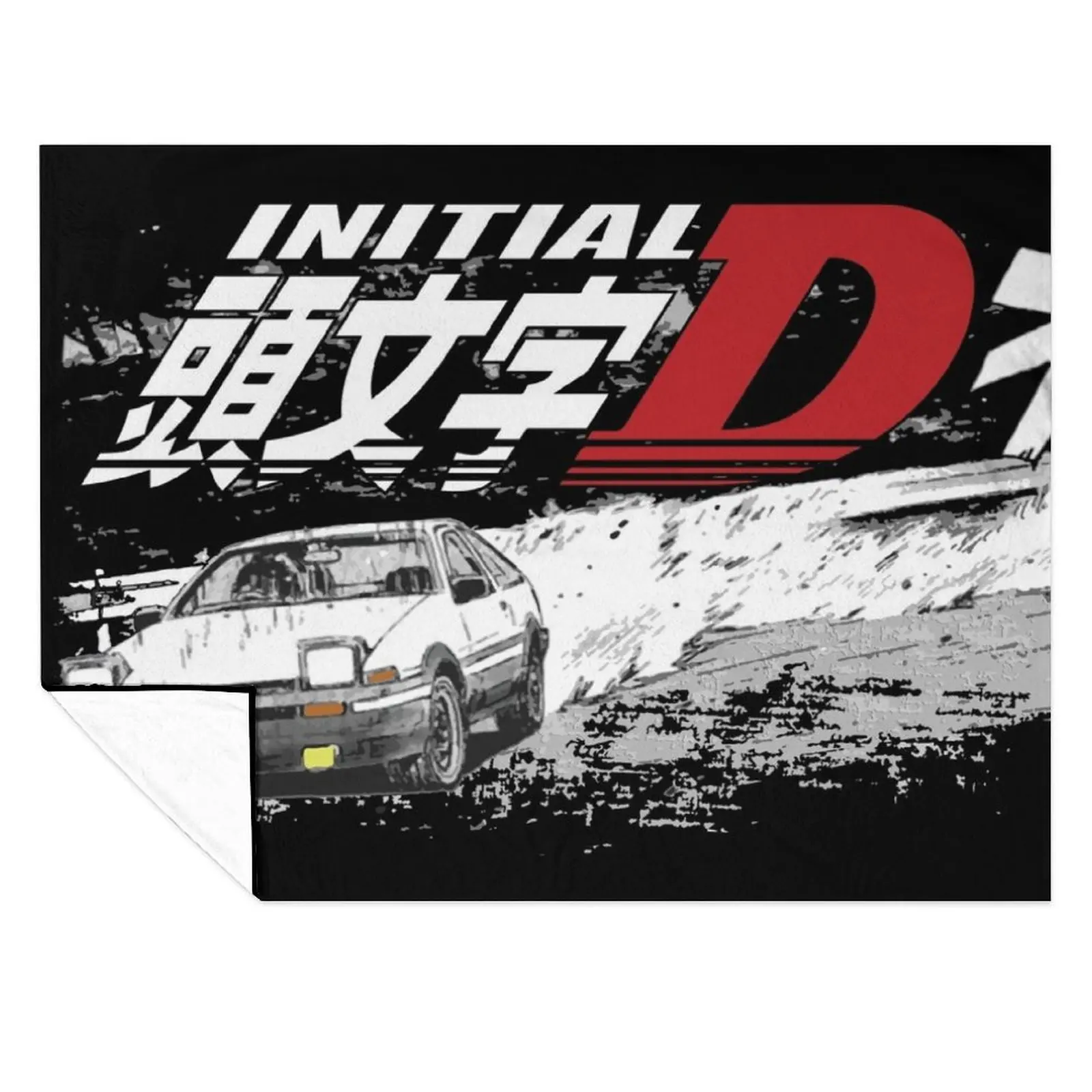 

Initial D Deep Forest Drifting AE86 Takumi Raceway Throw Blanket Fashion Sofas Bed Polar Blankets
