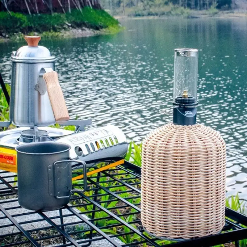 Cooking Gas Cylinder Cover Canister Storage Rattan Gas Protector Rattan Handmade Woven Gas Protective Sleeve