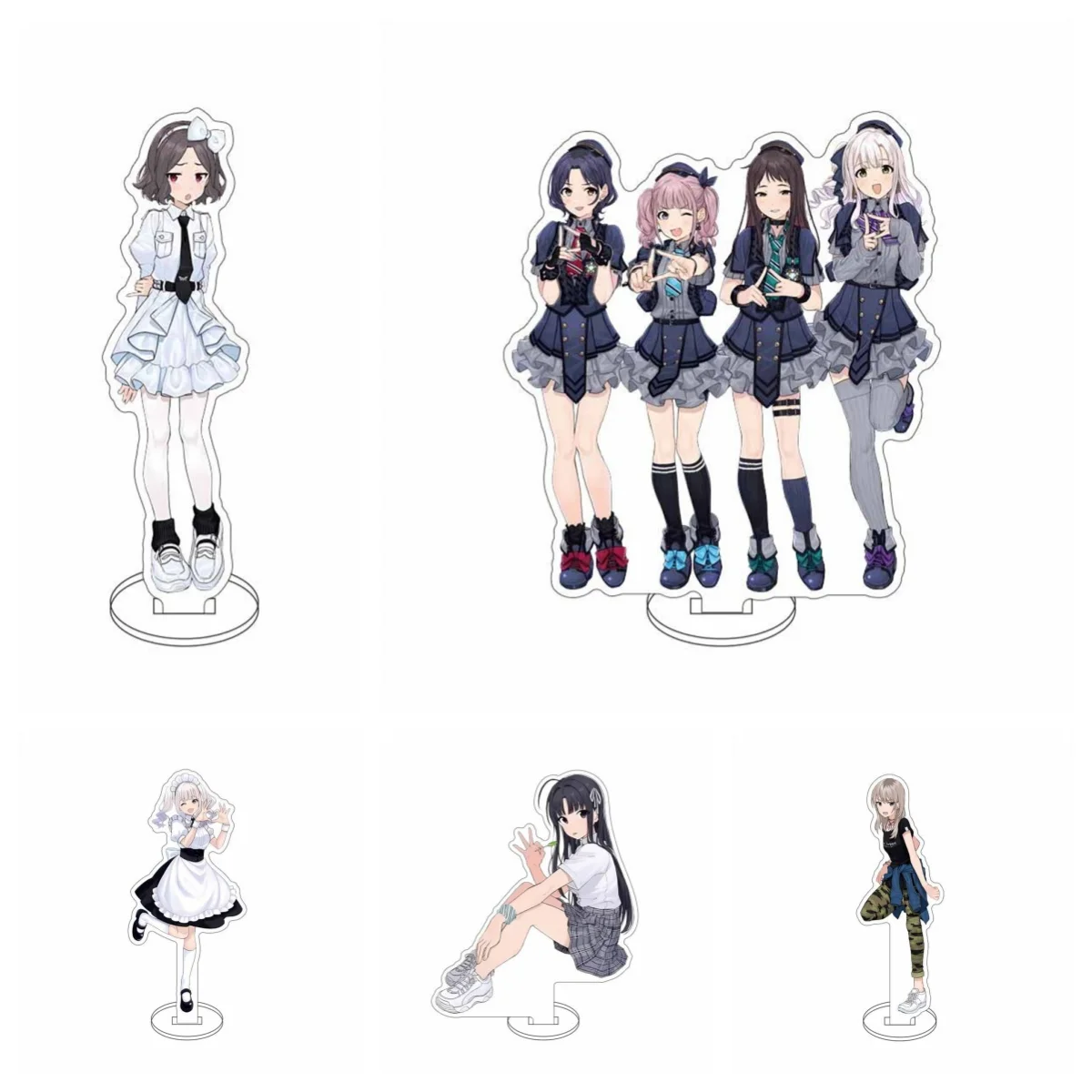 

"15cm New Anime BanG dream Acrylic Display Stand Model Office Desktop Sign Gift Doll Collection Props "