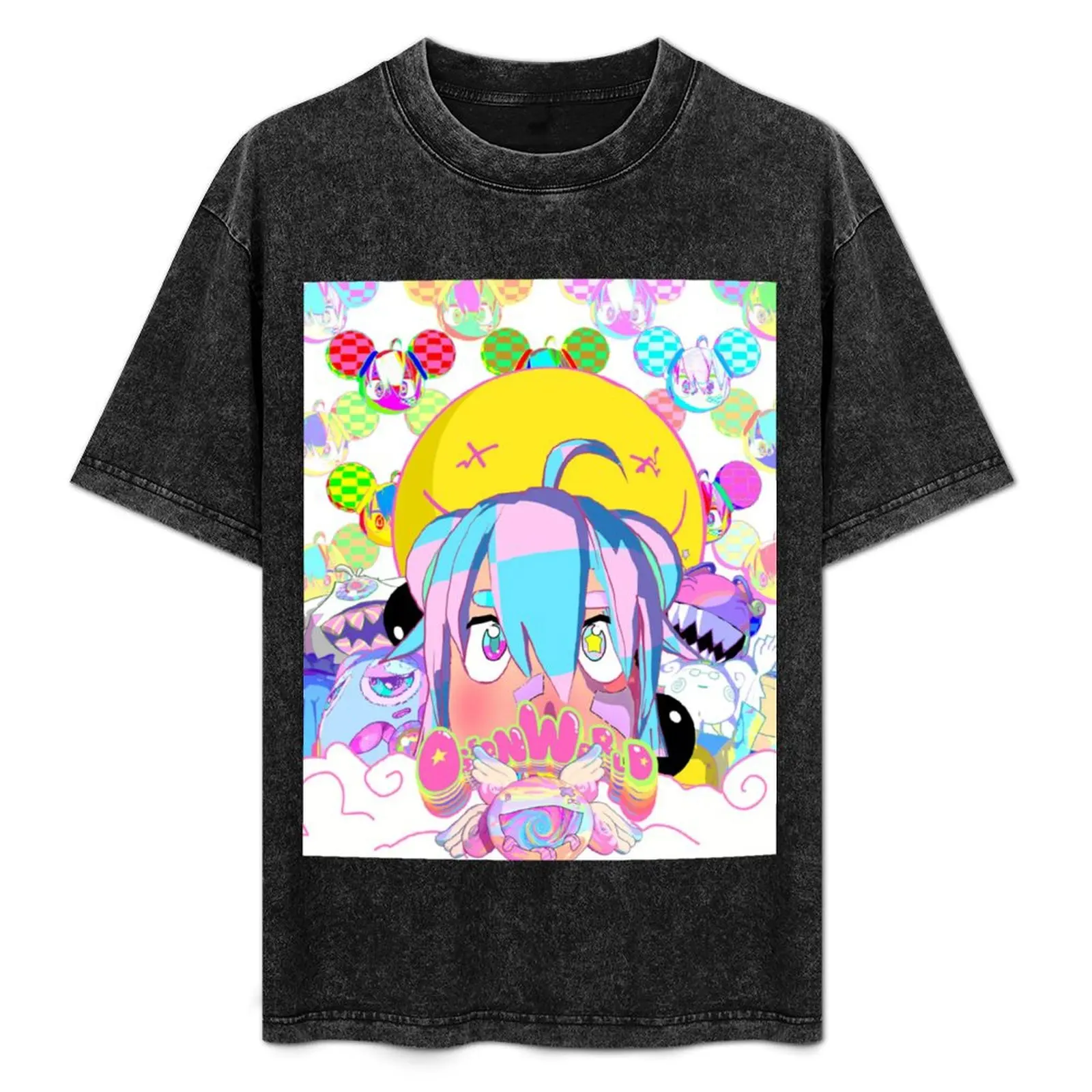 

Yameii Osean World T-Shirt Clothing oversize t-shirts man vintage t shirts mens funny t shirts