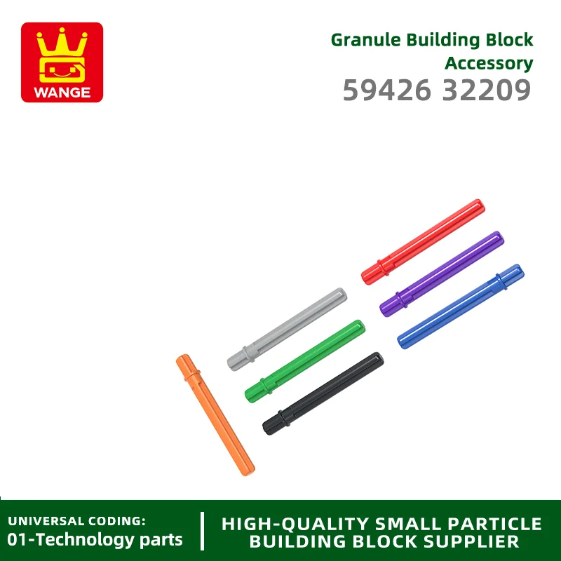 

20Pcs/lot 59426 32209 Axle 5.5 with Stop Building Blocks Moc Technical Accessories Compatible with Bricks Toys Children Gift Box