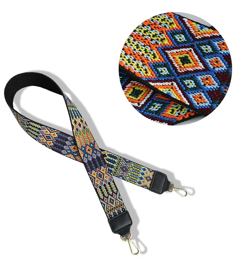 Fashion Women Bag Straps Canvas Shoulder Straps Colorful Bag Accessories