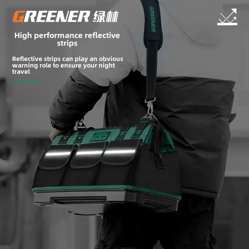 مجموعة أدوات الجزء السفلي البلاستيكية شديدة التحمل من Green Forest - مثوقة من قبل كهربائيين لمدة 10 سنوات |   مقاومة للماء ومقاومة للاهتراء