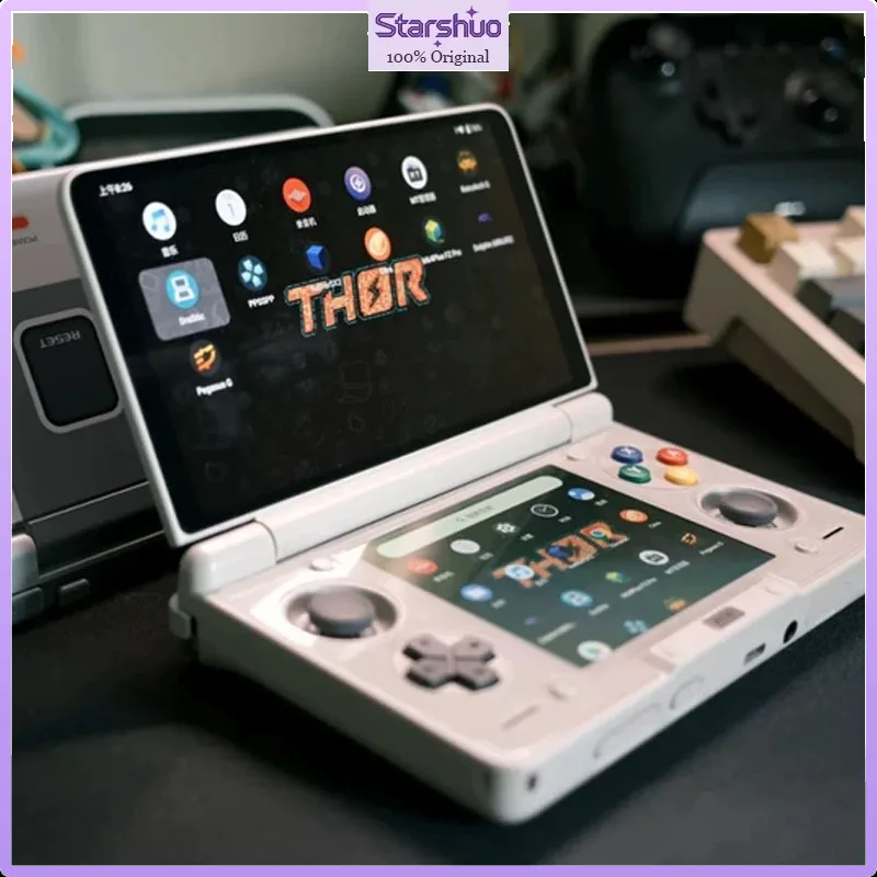 Ayn Thor Max Base Lite Game Console Wireless Bluetooth Palm Simulator Accessories Dual Screen Oled Portable Game Accessories