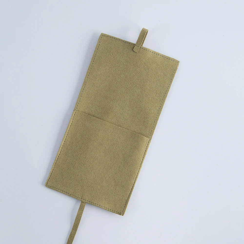 Classic Envelope Pouches 5Pcs with Drawstring Rope Portable Microfiber Jewelry for Display &Daily Organizing of Small Jewelries